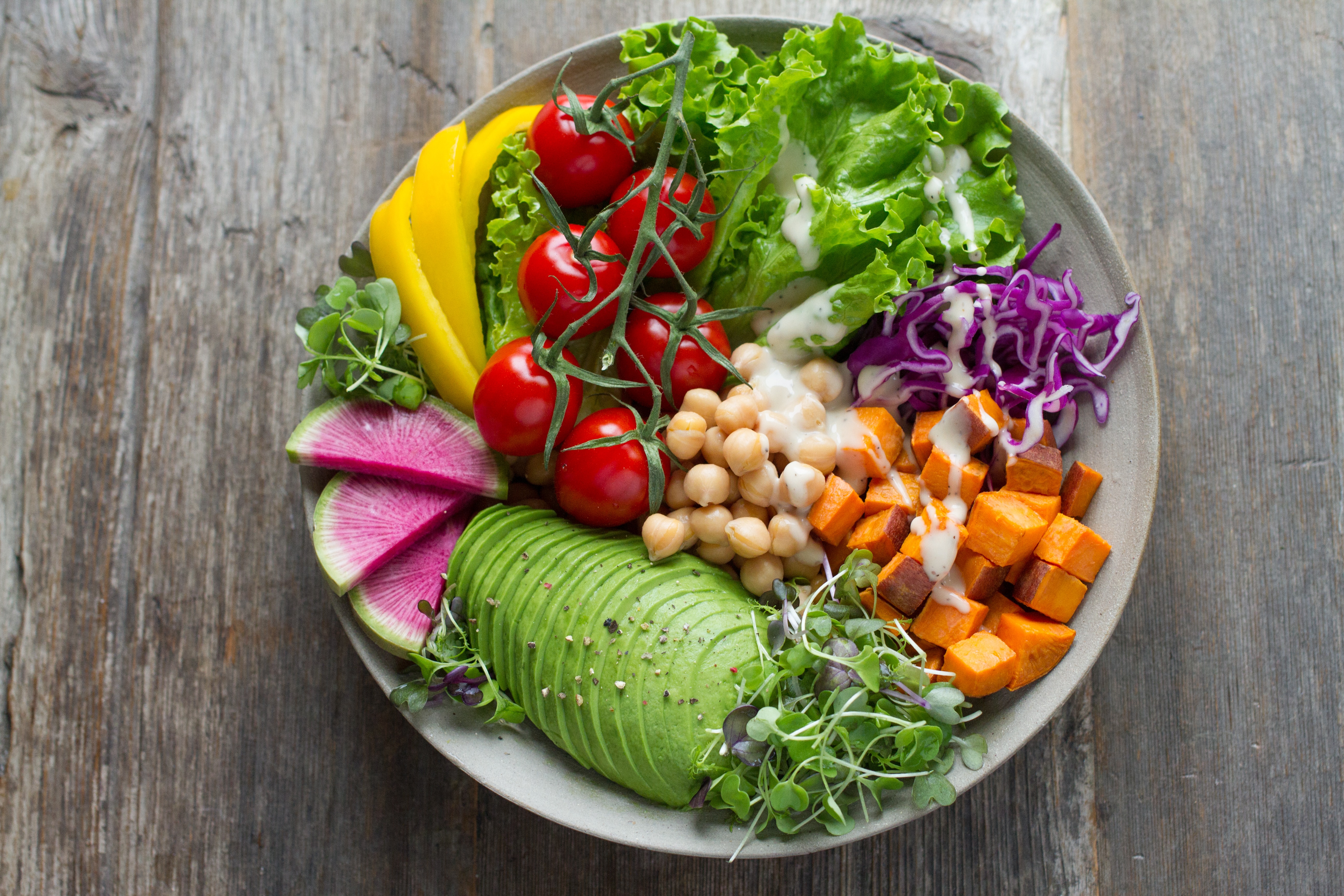 photo of food arranged